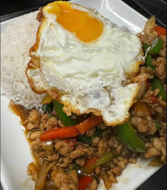 18. Pad Kra Pao.